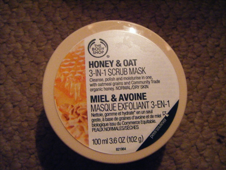 Body Shop Honey and Oat Face Mask Your Beauty