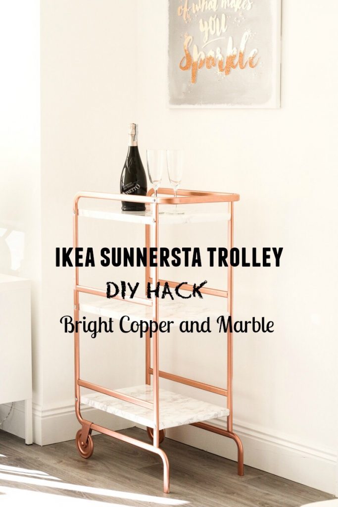 IKEA SUNNERSTA Bar Cart Hack | DIY
