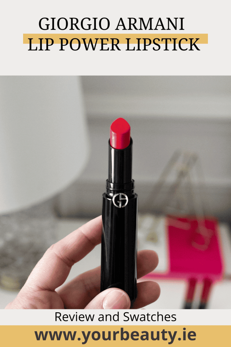 Armani Lip Power Review and Swatches Your Beauty